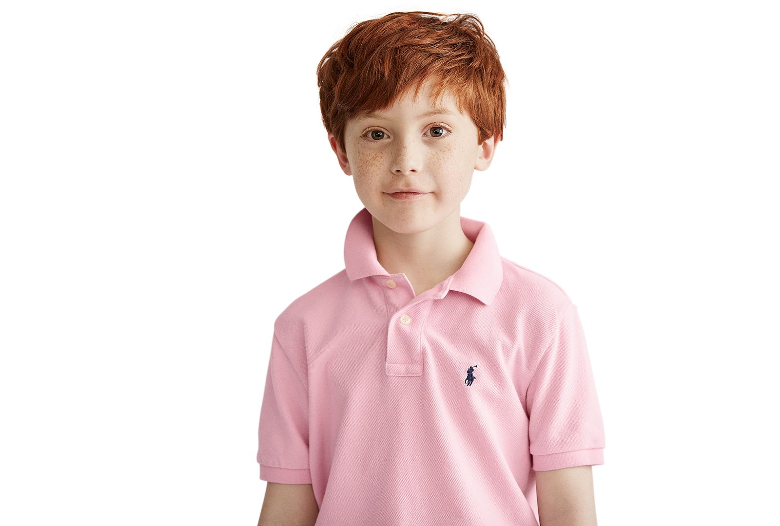 Детская рубашка Polo Ralph Lauren Boys' 2T-7 Cotton Mesh Polo