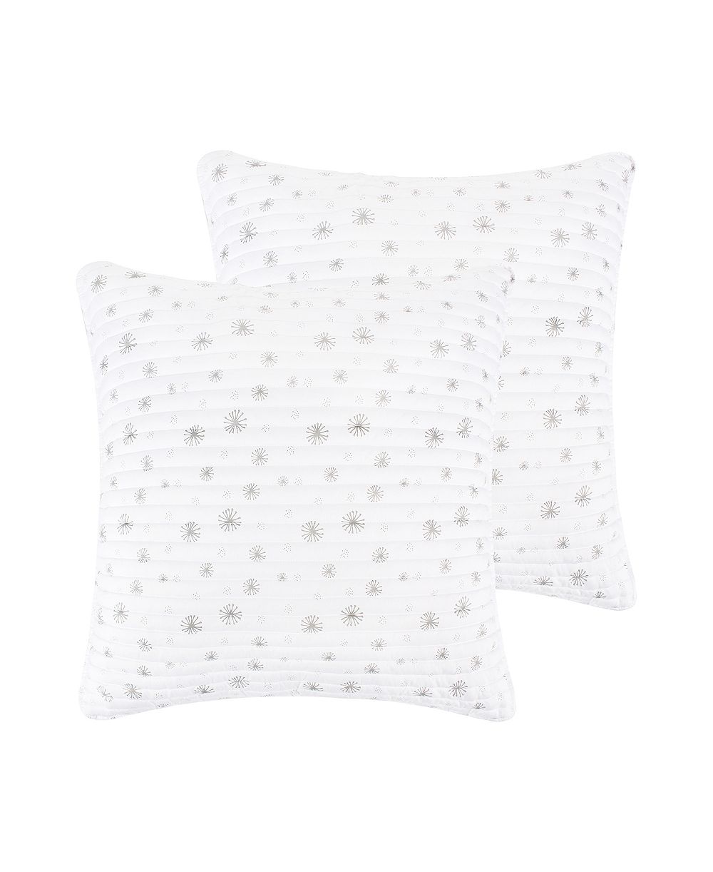 Набор из 2 наволочек Levtex Home White Pine Printed Snowflake, European