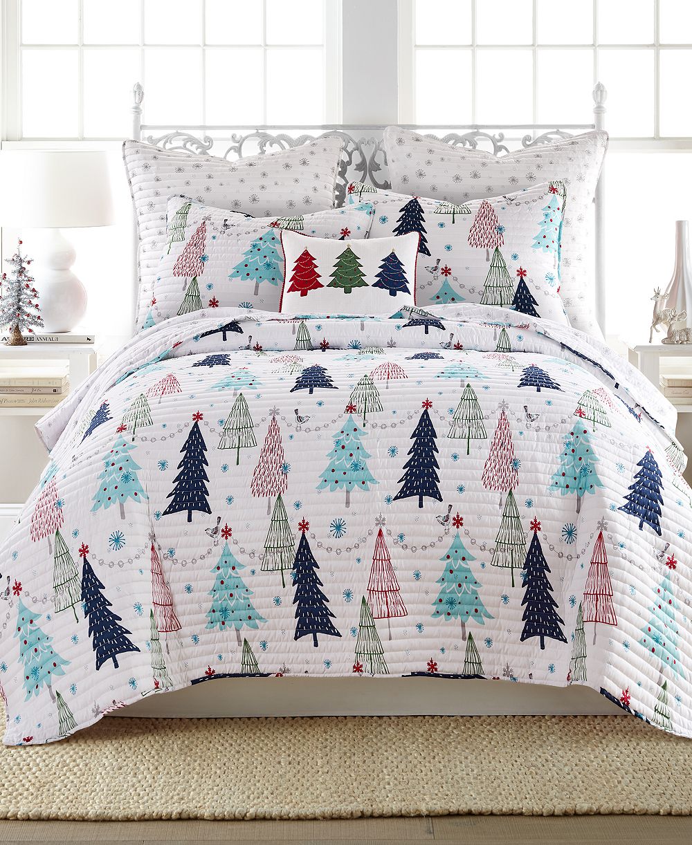 Levtex Home White Pine Whimsical Trees 2-Pc. Quilt Set, Twin/Twin XL