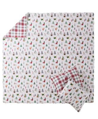 Levtex Home Meowy Christmas Reversible 3-Pc. Quilt Set, Full/Queen