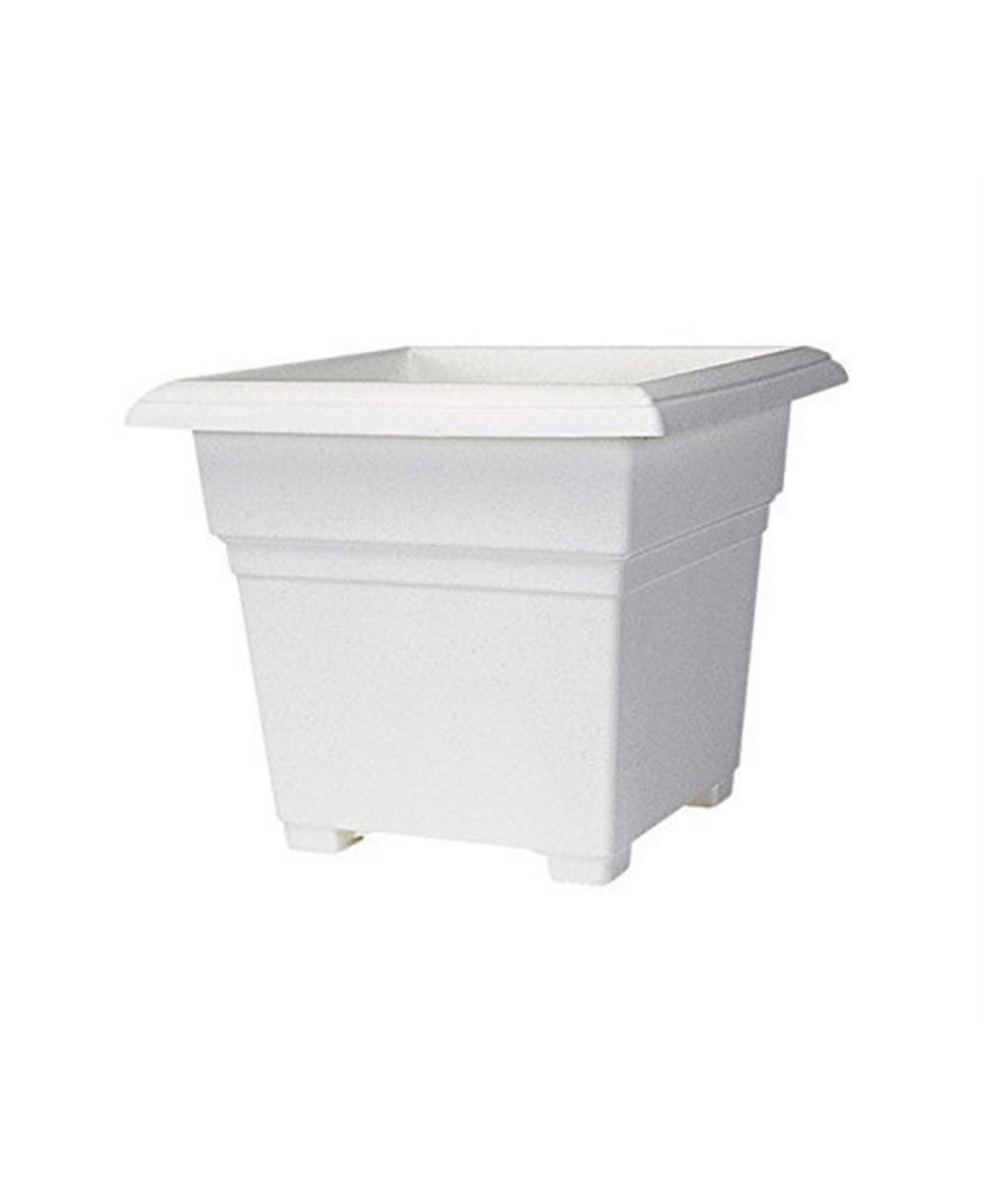 Novelty Countryside Square Tub Planter White 14 Inch