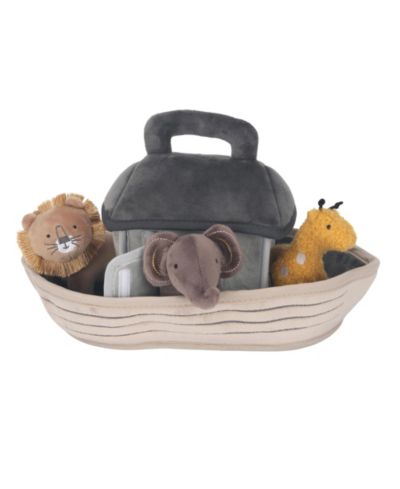 Lambs and Ivy Baby Noah Interactive Plush Boat/Ark with Stuffed Animal Toys