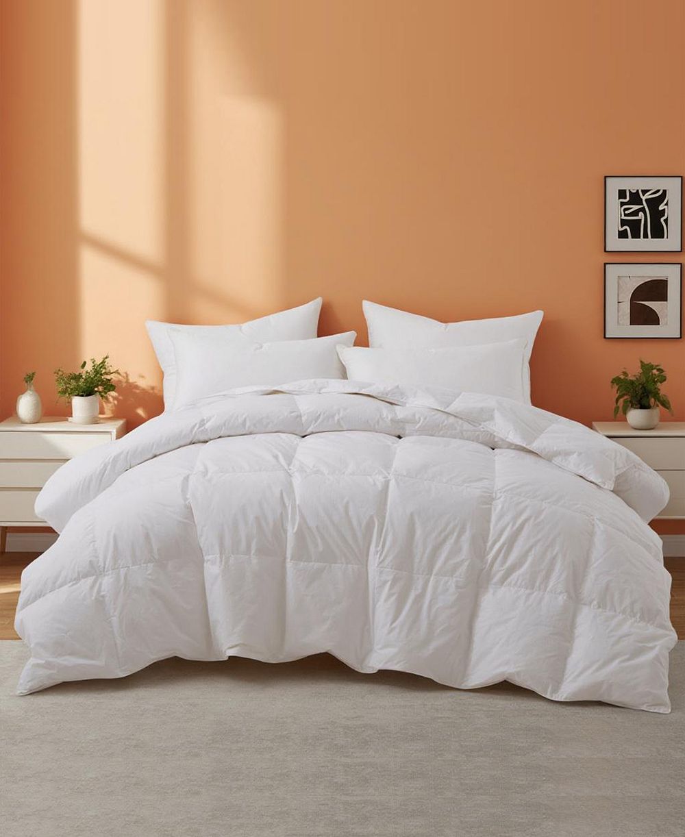 UNIKOME одеяло из гусиного пуха 300TC Cotton, Full/Queen