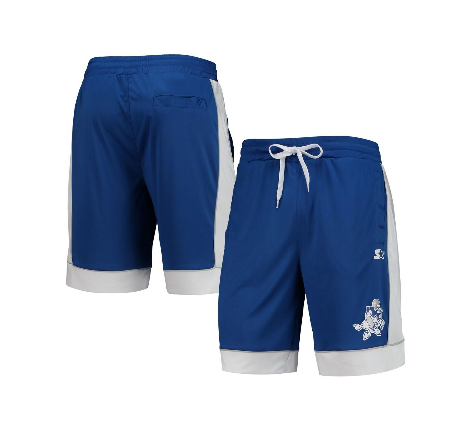 Мужские модные шорты G-III Sports by Carl Banks Dallas Cowboys, синий и белый