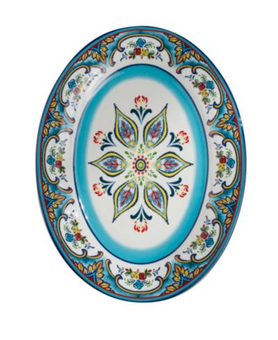 Сервировочное блюдо Euro Ceramica Zanzibar Oval, 16"