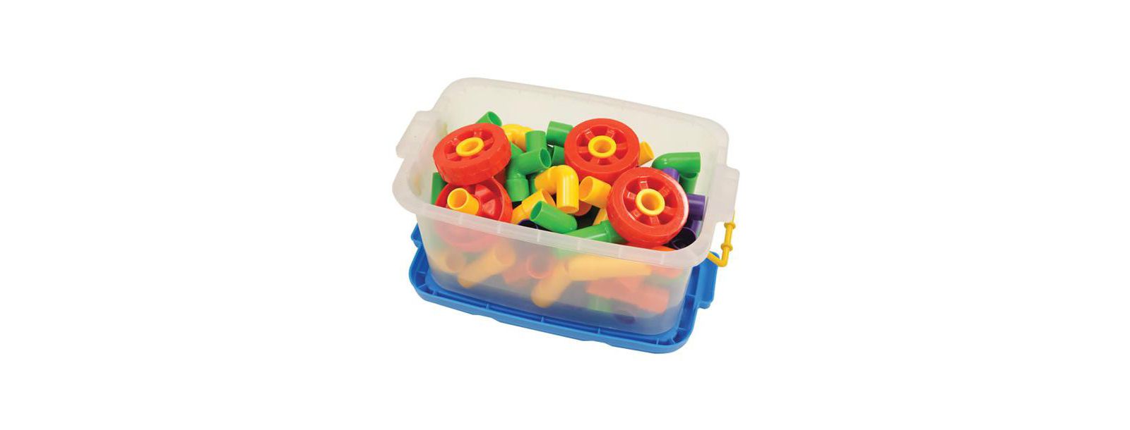 Joyn Toys Tubes and Wheels 72-Piece Building Set, Ages 3+