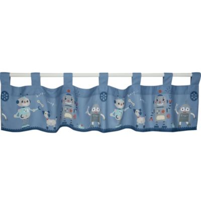 Декоративная занавеска Bedtime Originals Robbie Robot Nursery/Child Window Valance