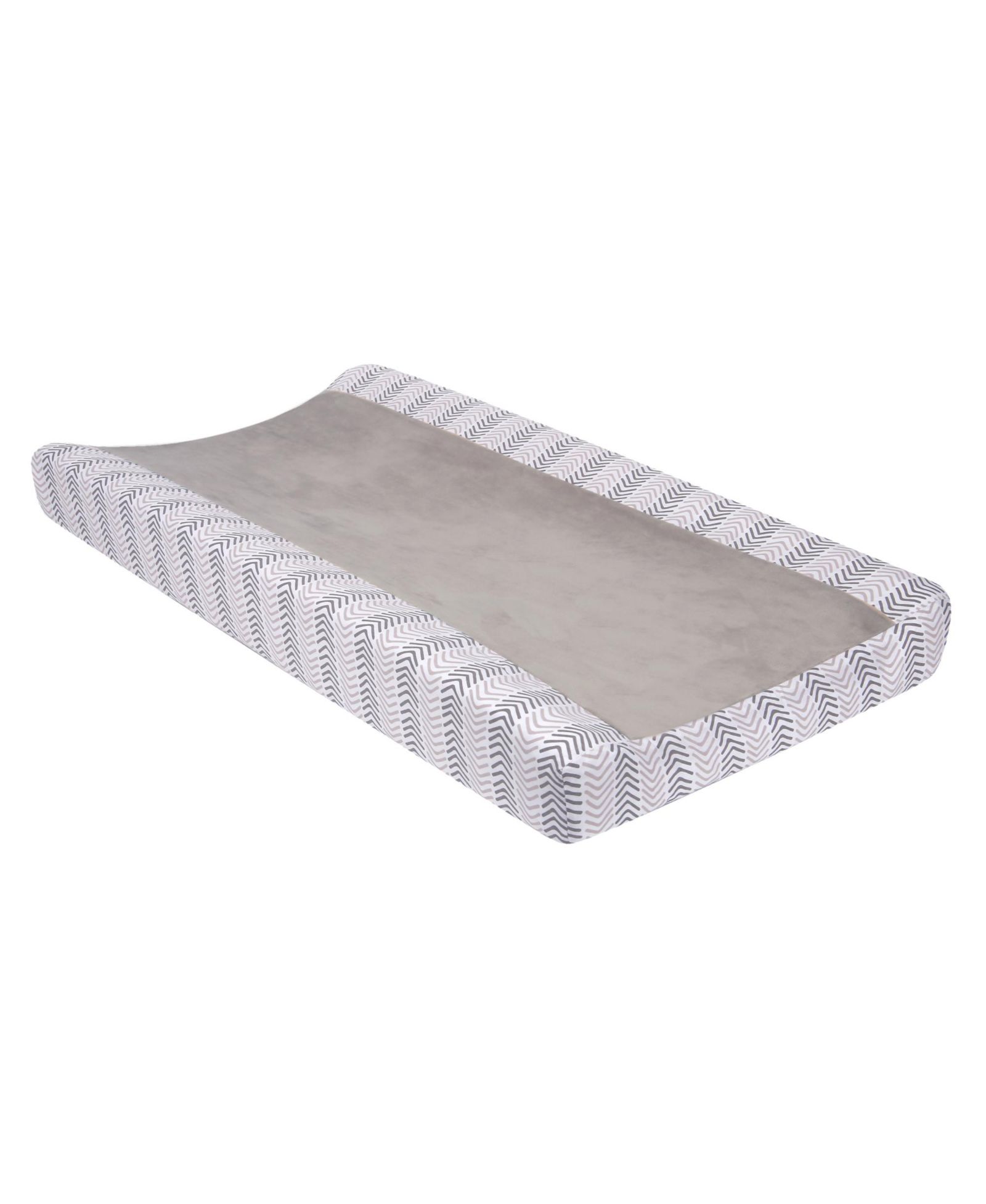 Lambs & Ivy Lambs and Ivy Woodland Forest Gray Chevron Changing Pad Cover