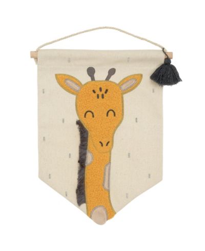 Lambs & Ivy Lambs and Ivy Giraffe Canvas Banner Nursery Wall Art / Wall Hanging - Yellow