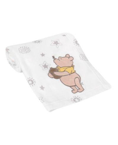 Lambs & Ivy Детское одеяло Disney Winnie the Pooh из кремового флиса
