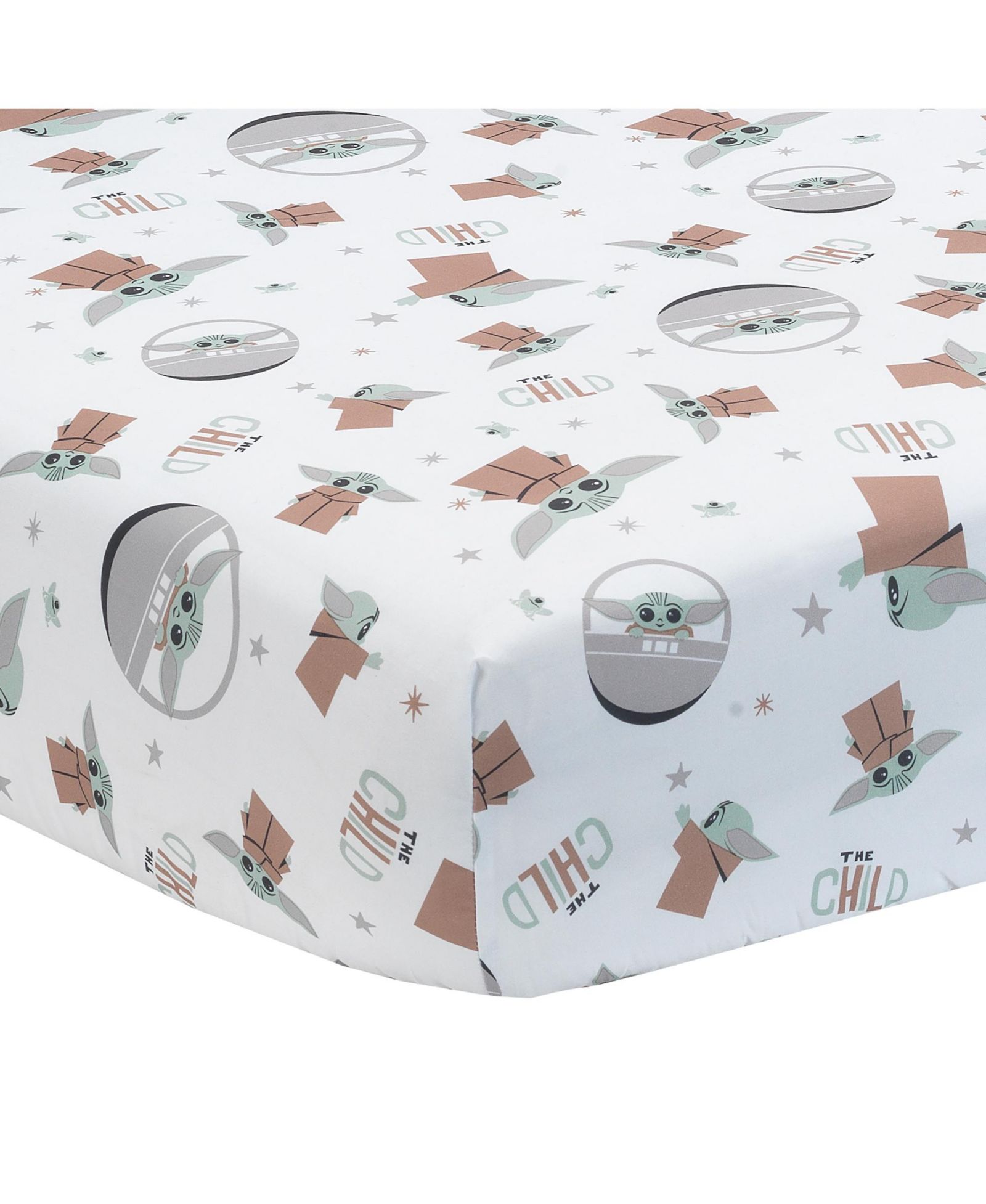 Lambs & Ivy Lambs and Ivy Star Wars Mandalorian The Child/Baby Yoda/Grogu Fitted Crib Sheet