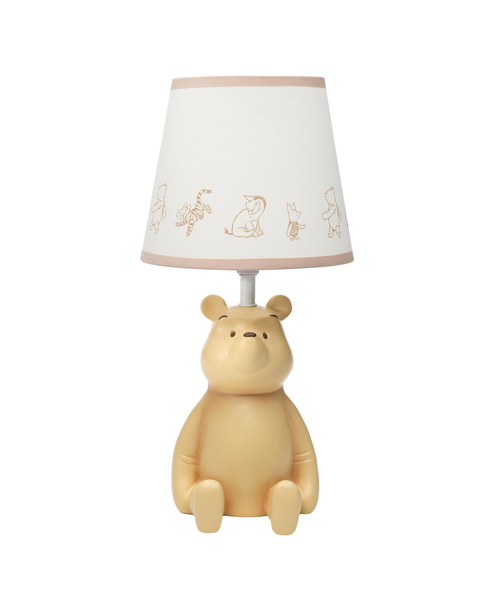 Lambs and Ivy Disney Baby Storytime Pooh 3D Table Lamp with Shade
