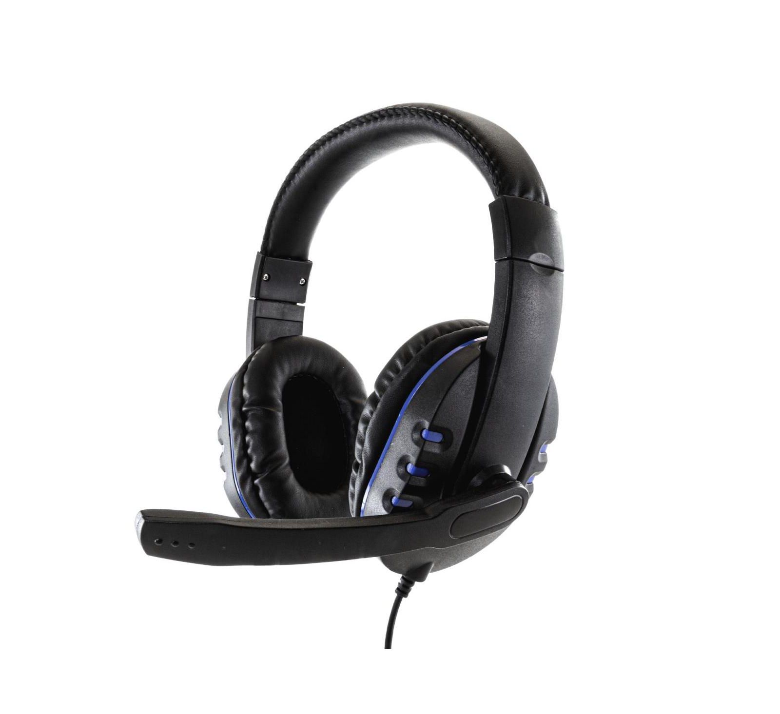 Игровая гарнитура DreamGear UNV-HEADSET GameFitz проводная стерео для PS4, XB1 и Nintendo DS Switch, черная
