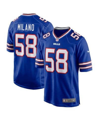 Мужская джерси Nike Matt Milano Royal Buffalo Bills