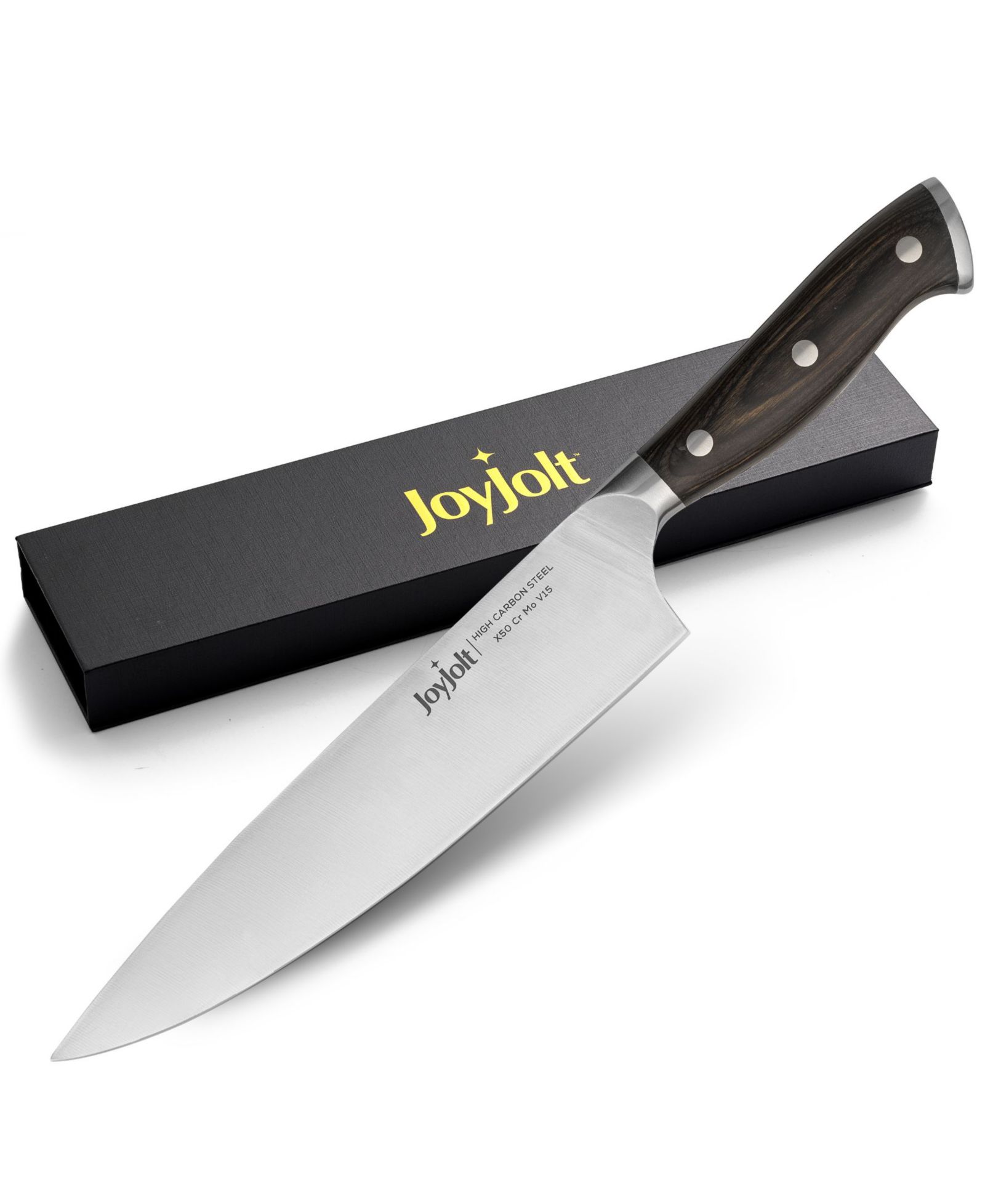 Поварской нож JoyJolt 8" High Carbon Steel