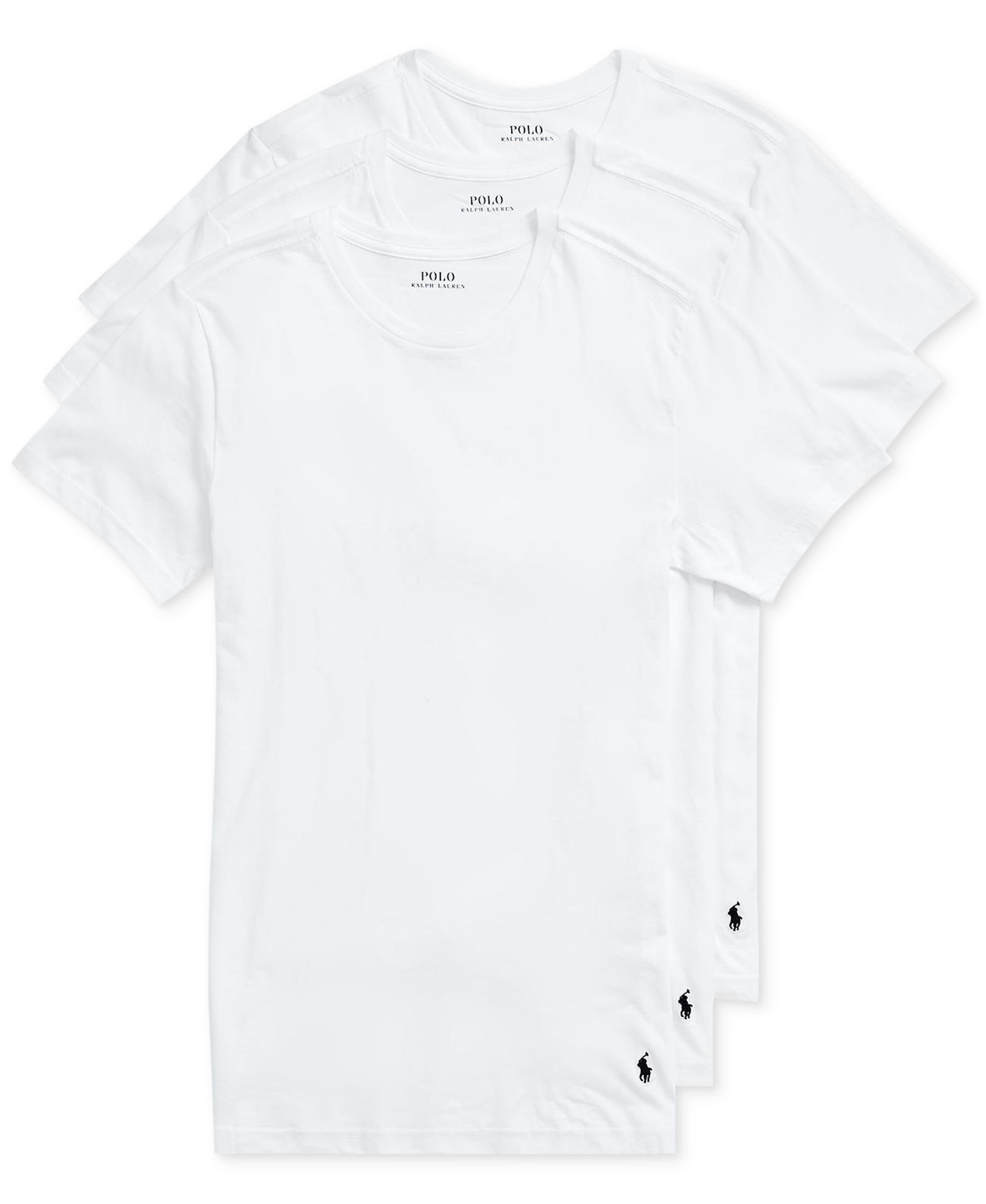 Polo Ralph Lauren Men's 3-Pack Slim Fit Crewneck Undershirt