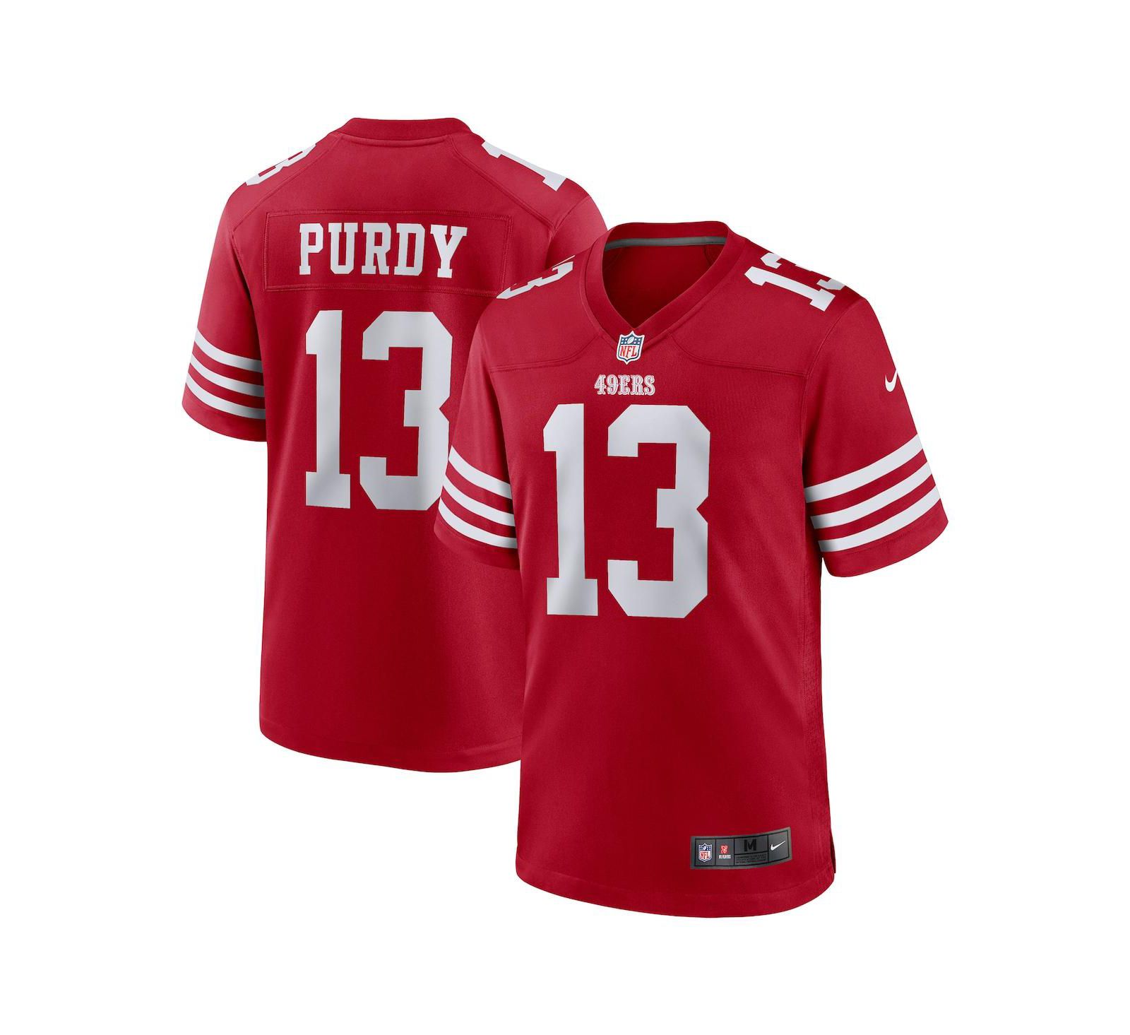 Мужская игровая джерси Nike Brock Purdy San Francisco 49ers