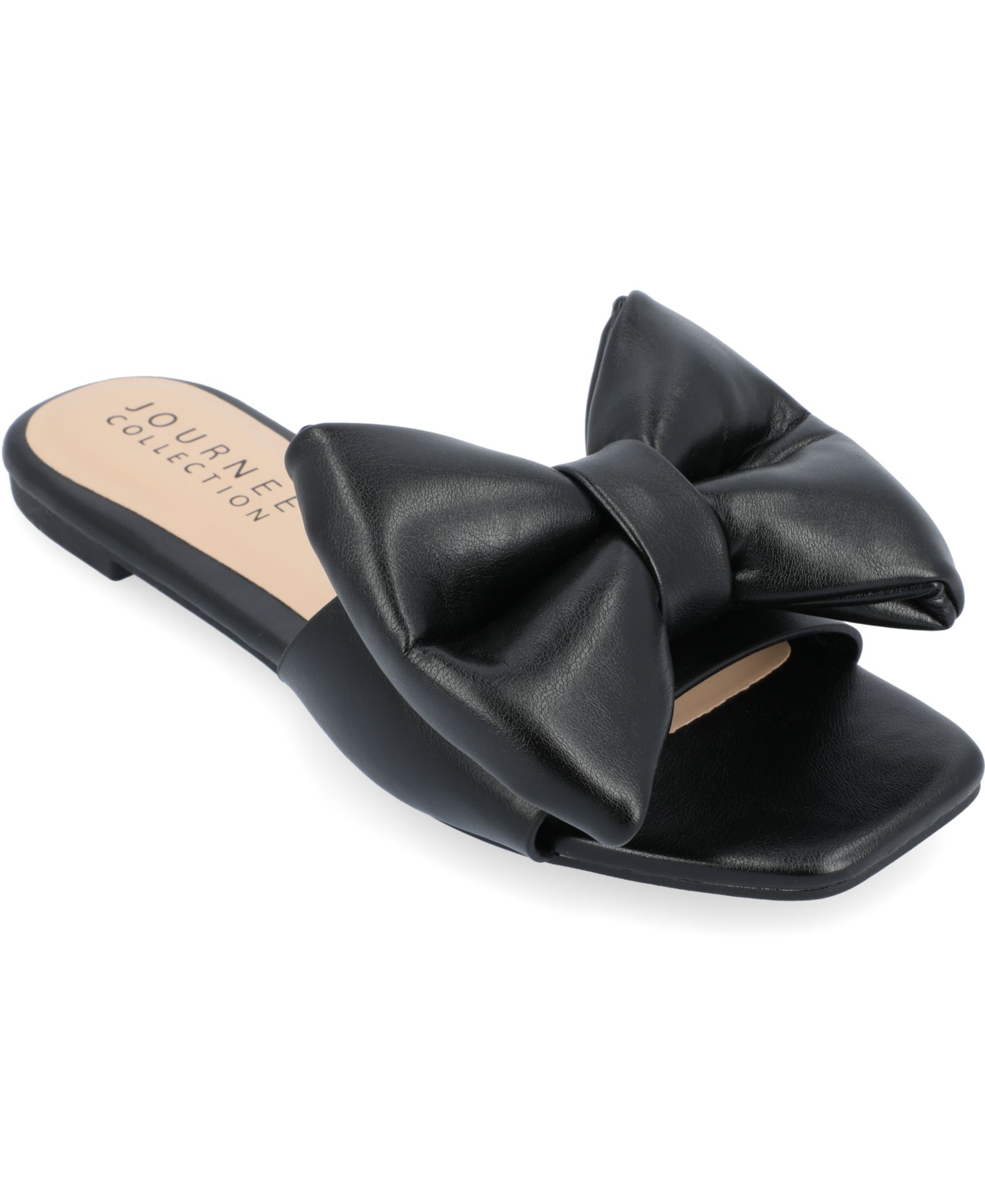 Journee Collection Женские босоножки Fayre Oversized Bow с плоской подошвой