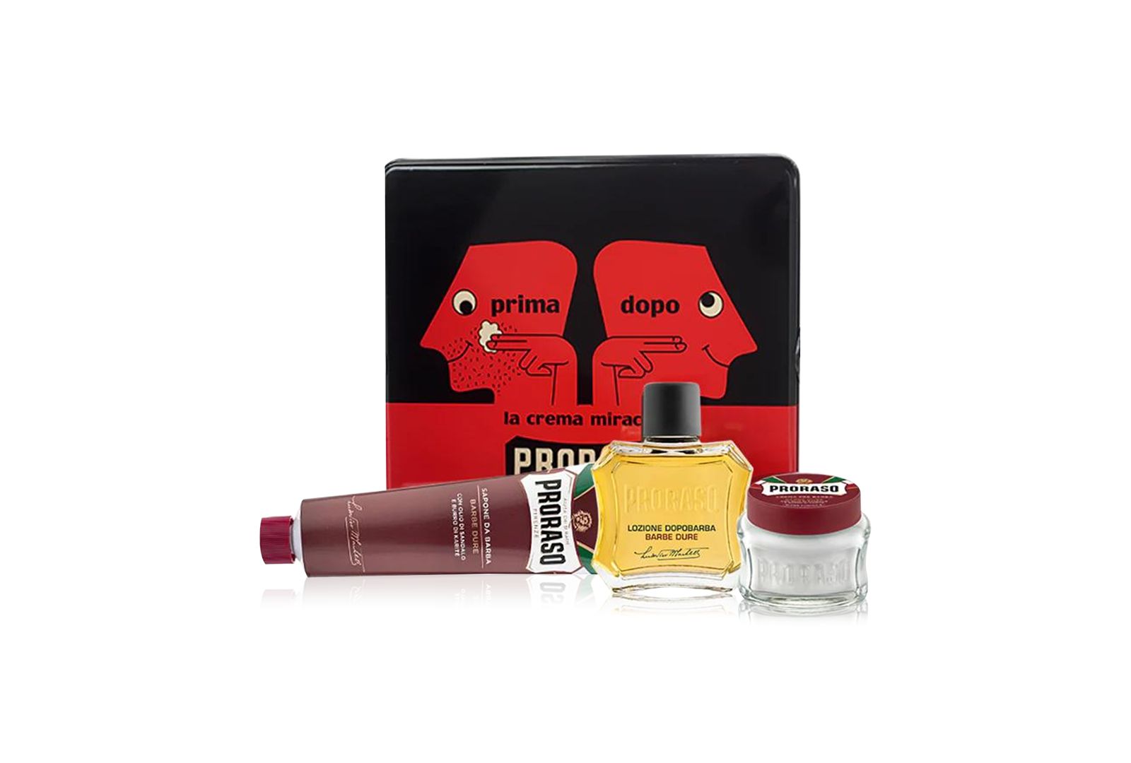 Proraso 4-Pc. Vintage Prima Dopo Tin Gift Set - Coarse Beard Formula
