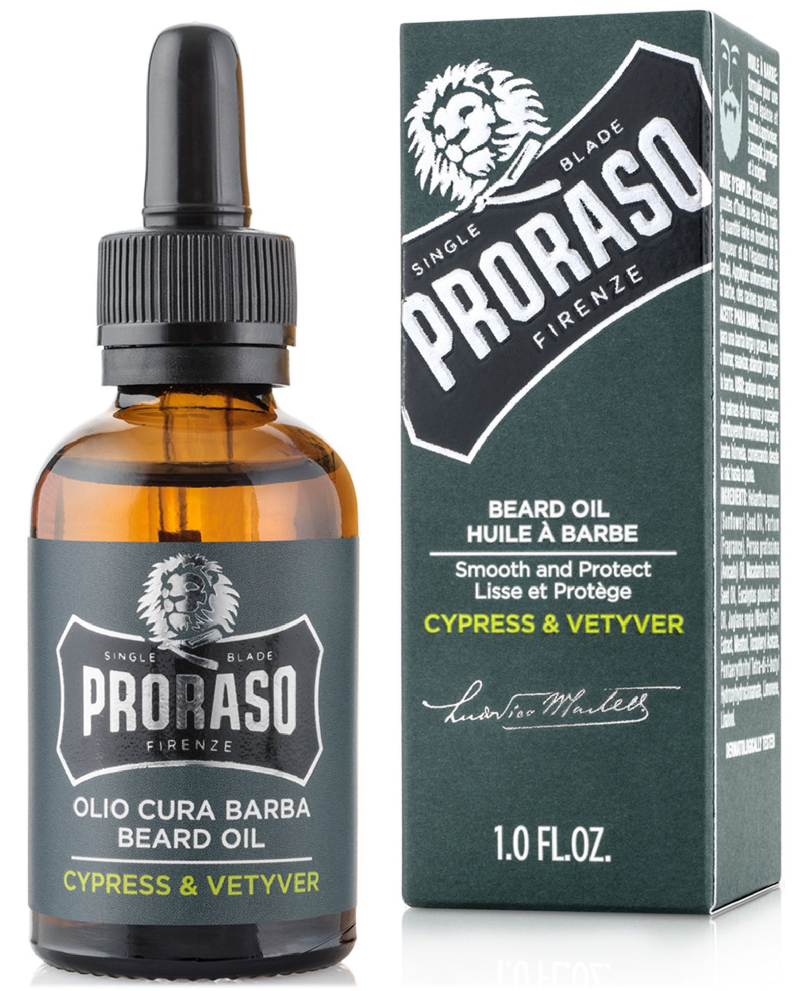 Proraso масло для бороды Cypress & Vetyver 1 oz.