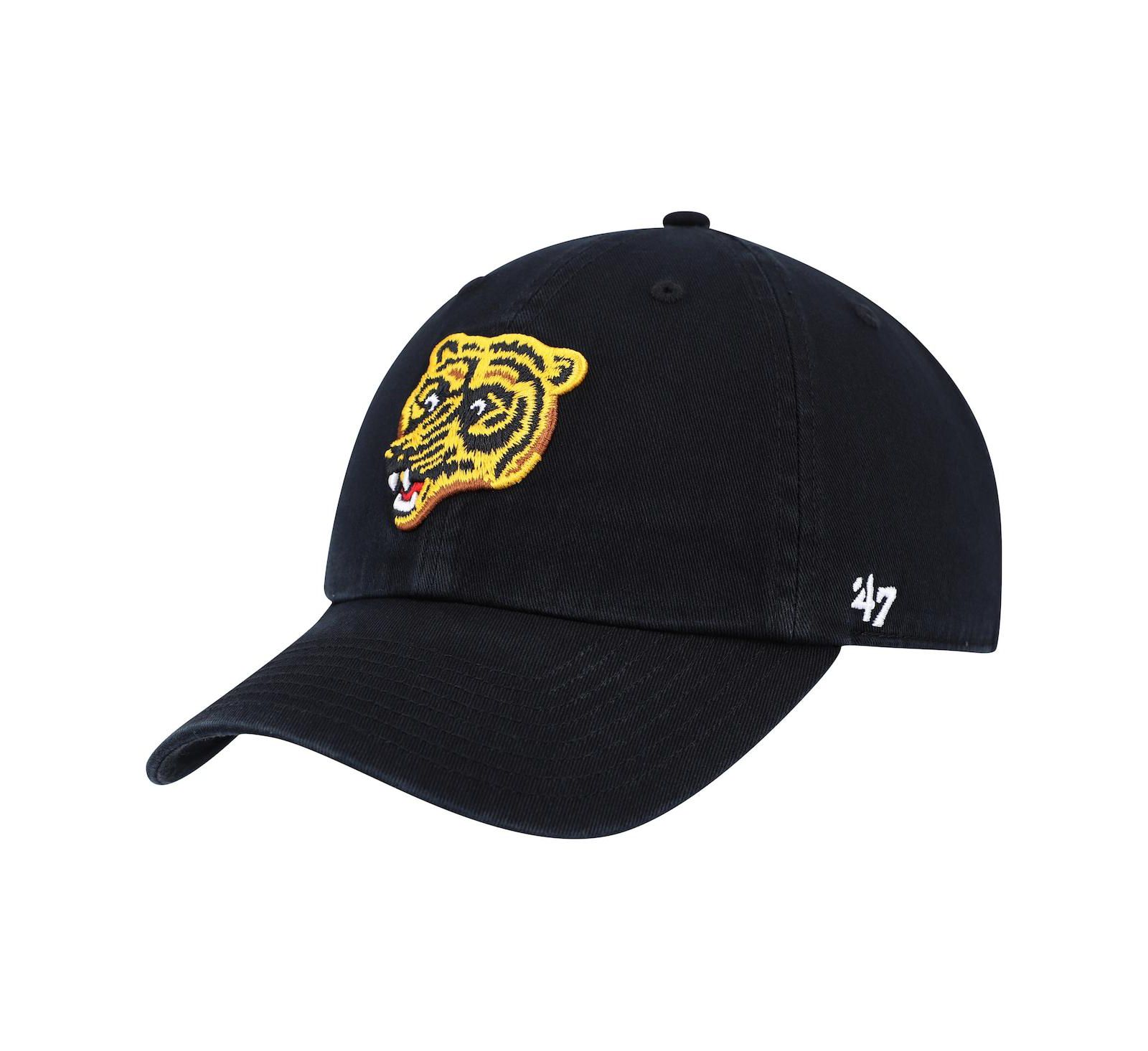 '47 Brand Мужская кепка Clean Up Adjustable Black Boston Bruins