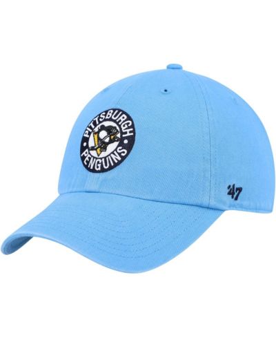 '47 Brand Мужская регулируемая кепка Pittsburgh Penguins Clean Up, светло-голубая
