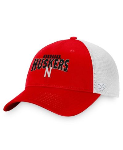 Мужская кепка Top of the World Scarlet White Nebraska Huskers