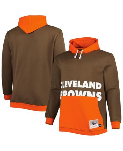 Мужское худи Mitchell & Ness Cleveland Browns Big Face