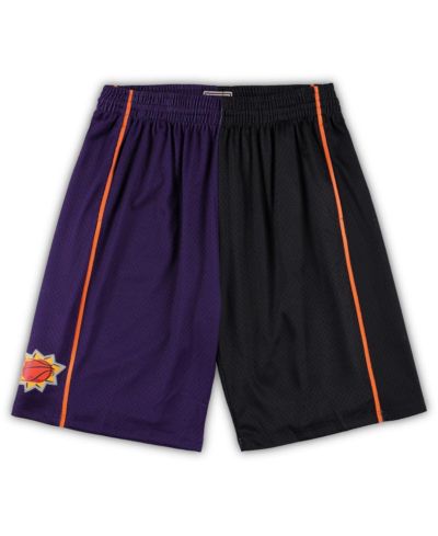 Мужские шорты Mitchell & Ness Purple, Black Phoenix Suns Big and Tall Hardwood Classics Split Swingman