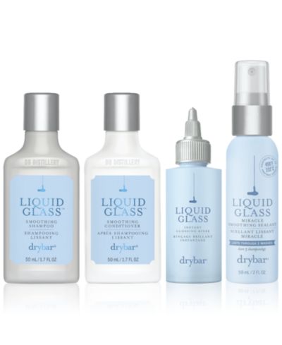 Набор для разглаживания волос Drybar Glossy Gang On The Go, 4 шт.