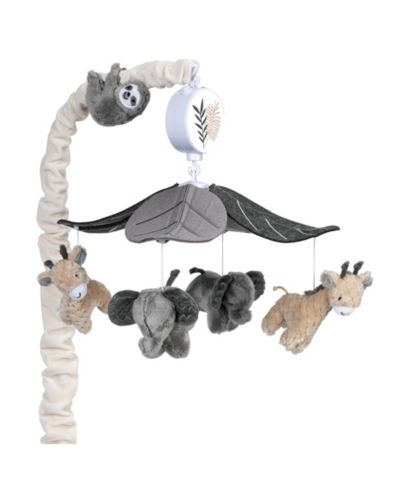 Lambs & Ivy Baby Jungle Musical Soother Crib Mobile
