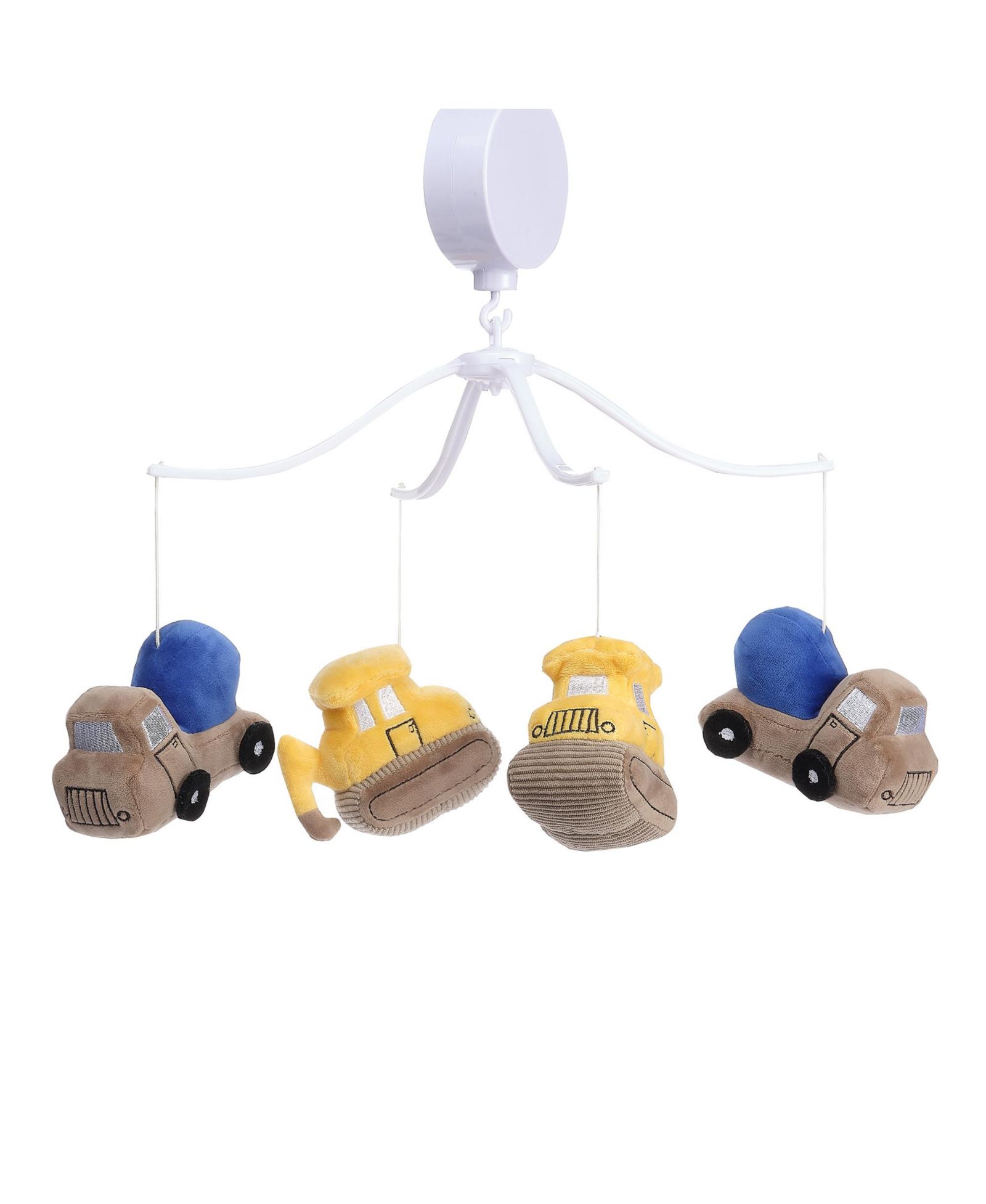 Bedtime Originals Construction Zone Musical Rotating Crib Mobile