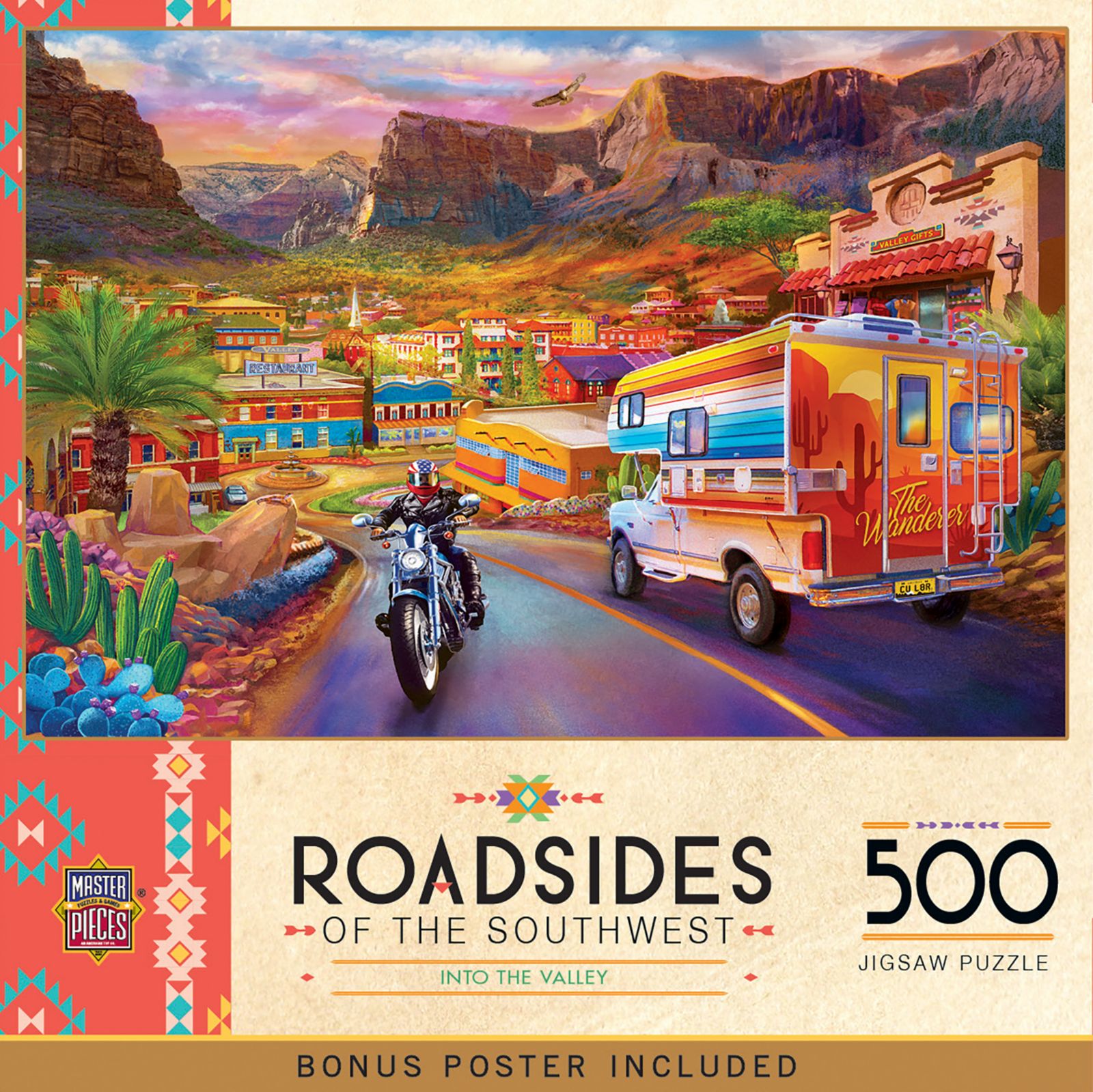 Пазл MasterPieces Puzzles «Дороги Юго-Запада - В долину», 500 деталей, для детей от 14 лет