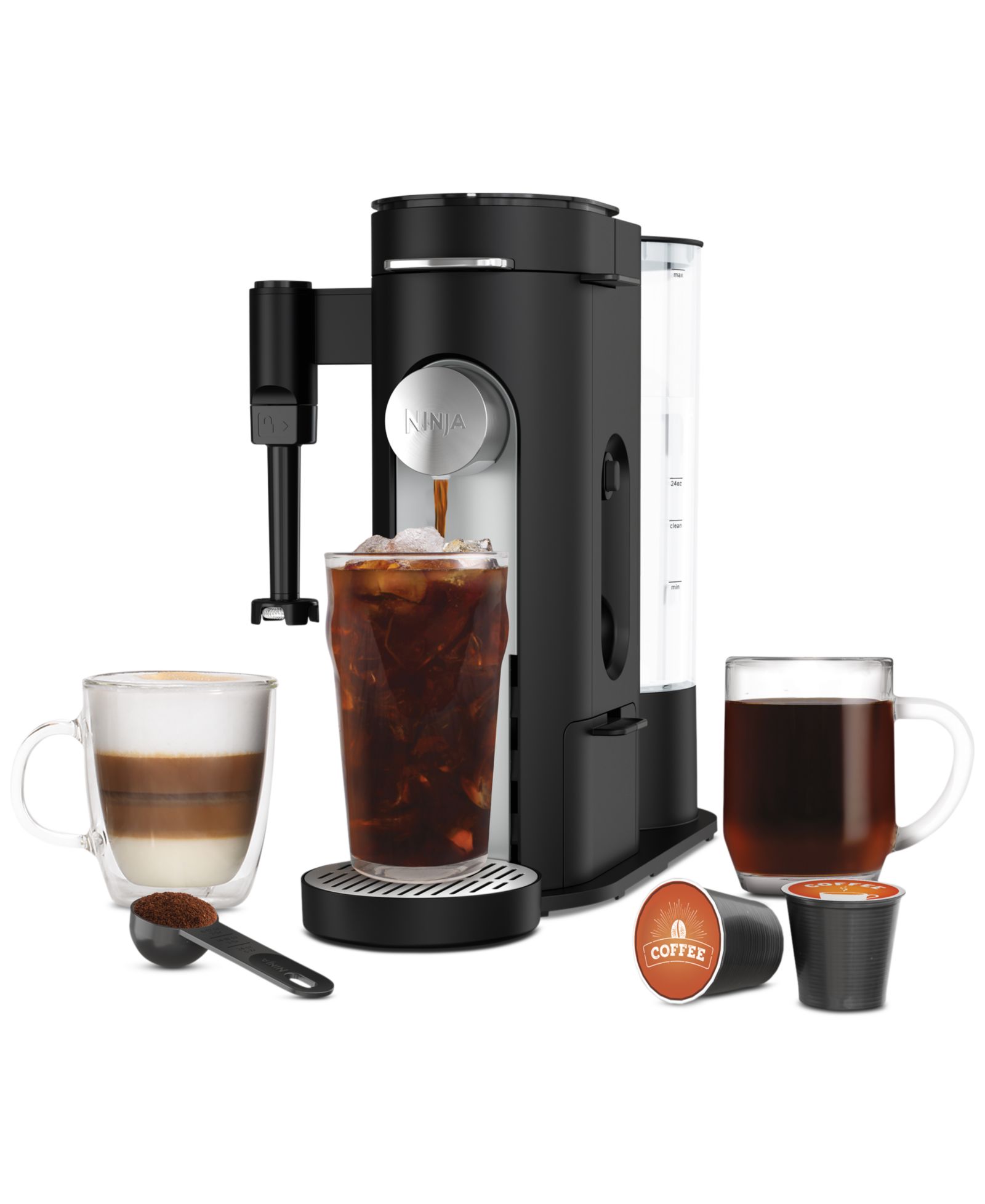 Ninja® PB051 Pods & Grounds Specialty Single-Serve Coffee Maker