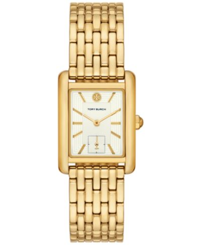 Женские часы Tory Burch Eleanor Gold-Tone Stainless Steel 34mm