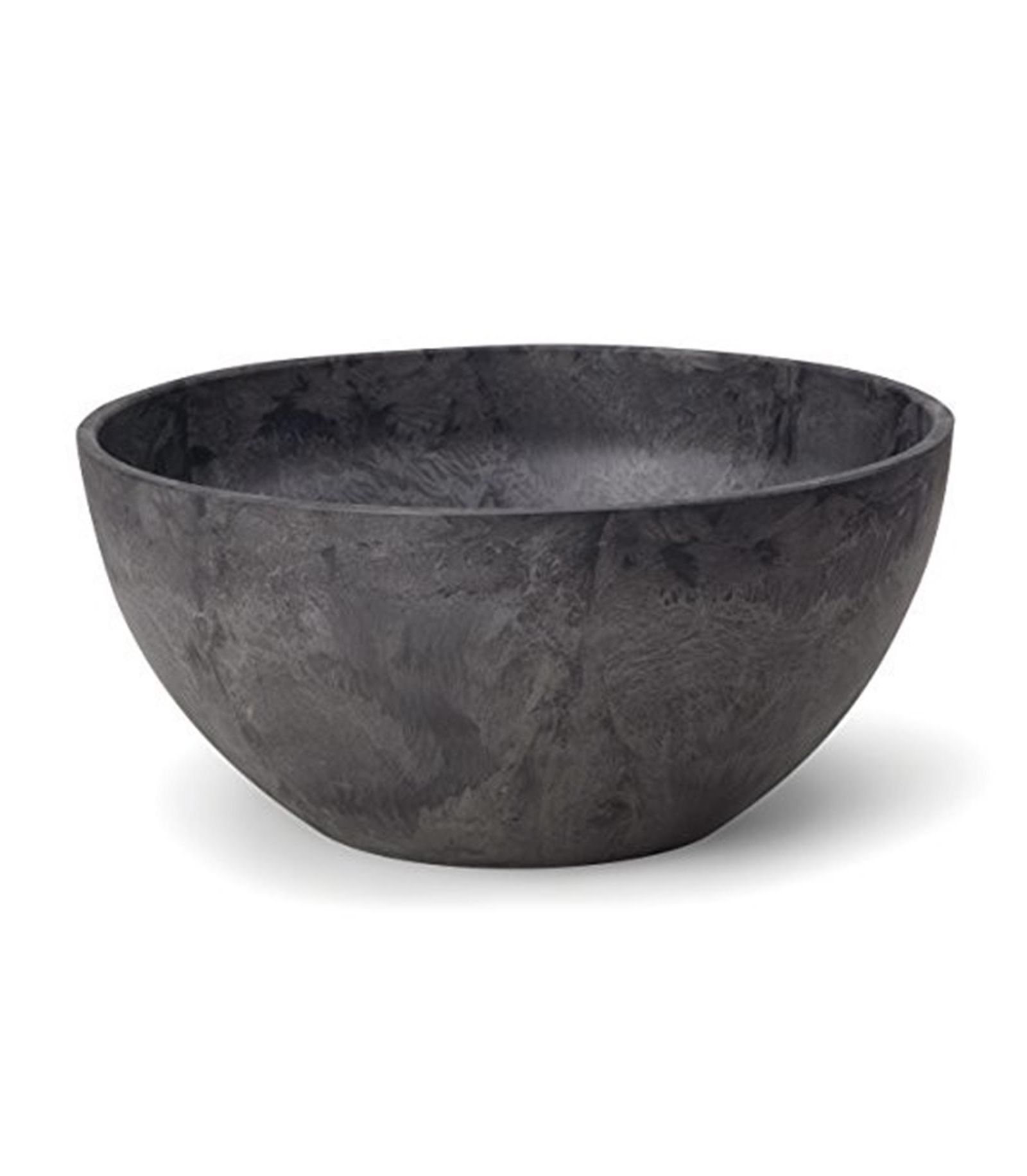 Novelty Napa Bowl Planter, Black, 10 Inch