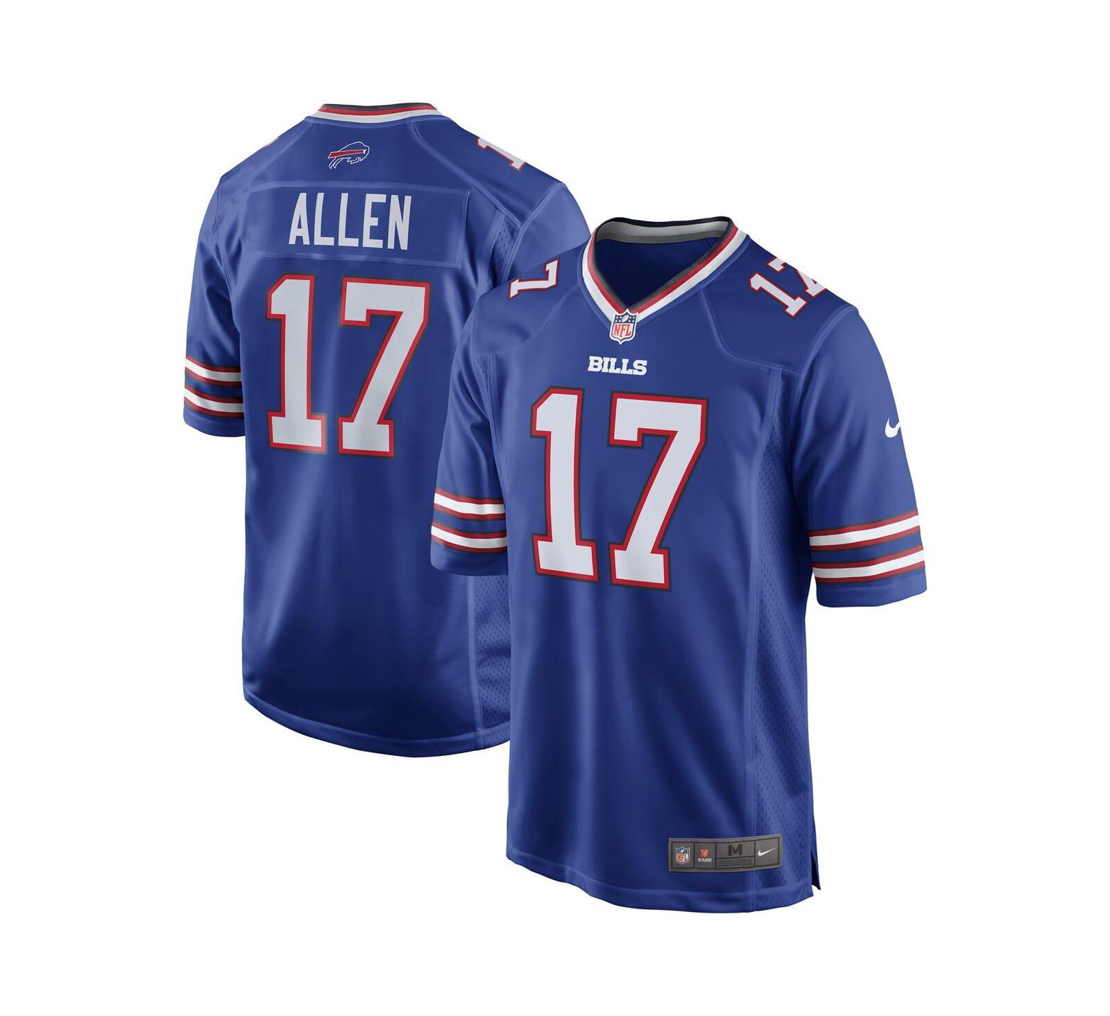 Nike Мужская джерси игрока Josh Allen Buffalo Bills Team Game Player