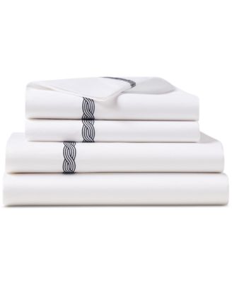 Lauren Ralph Lauren Комплект постельного белья Spencer Cable Embroidery, 4 шт., King