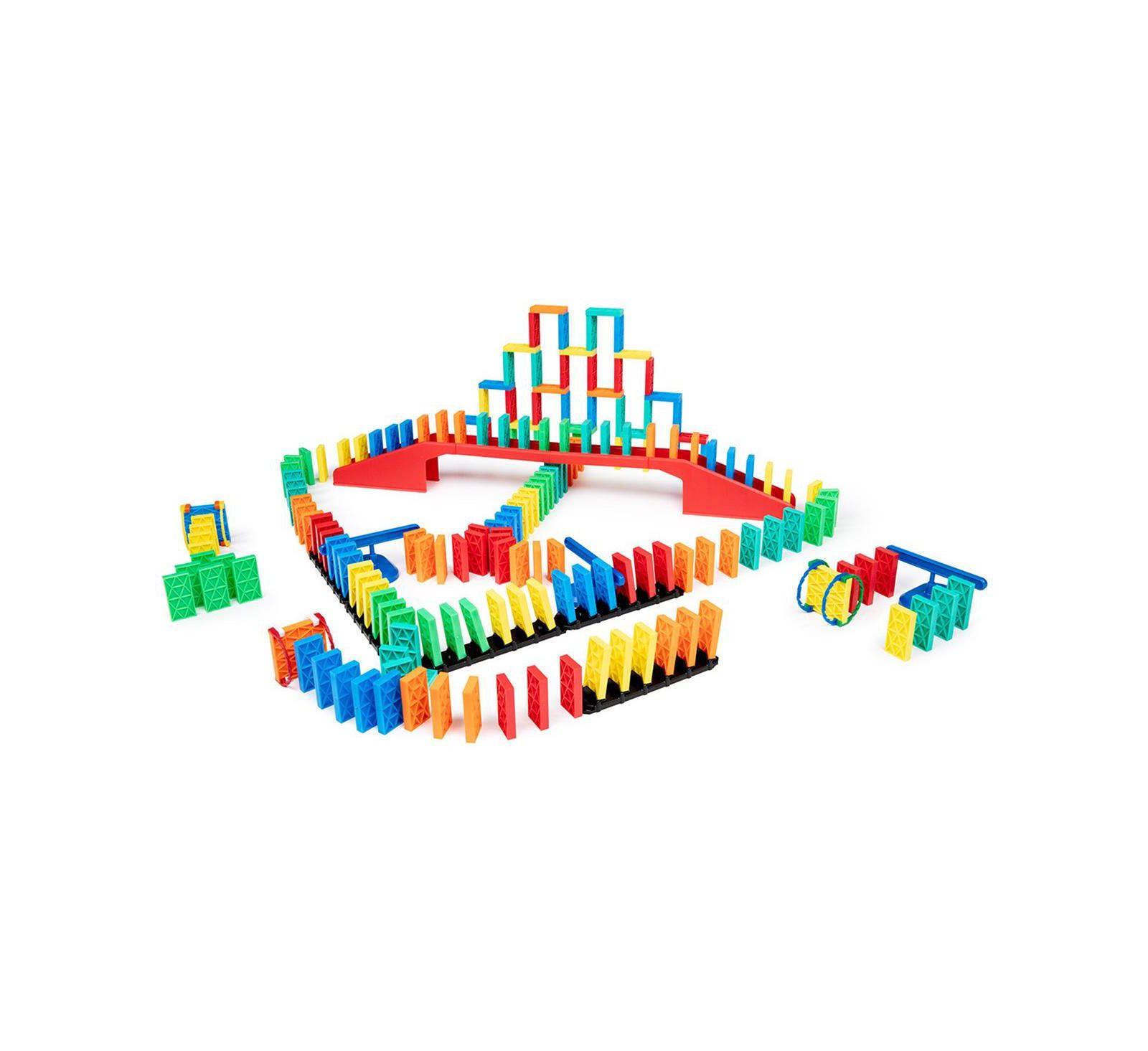 Набор для игры в кинетическое домино Kinetic Domino Toppling Kit - 204 Pieces