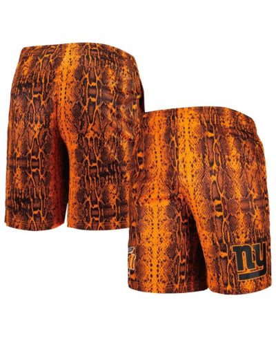 Men's New Era Orange New York Giants Summer Pop Shorts