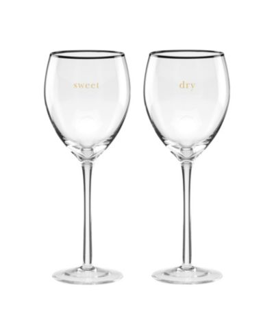 kate spade new york набор из 2 винных бокалов Cheers to Us Sweet Dry
