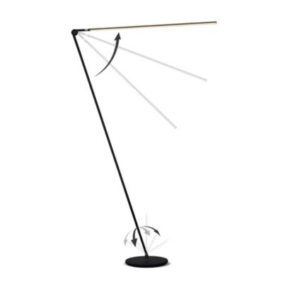 Libra Modern Minimalist LED Floor Lamp with Adjustable Color Temperature (54.5")