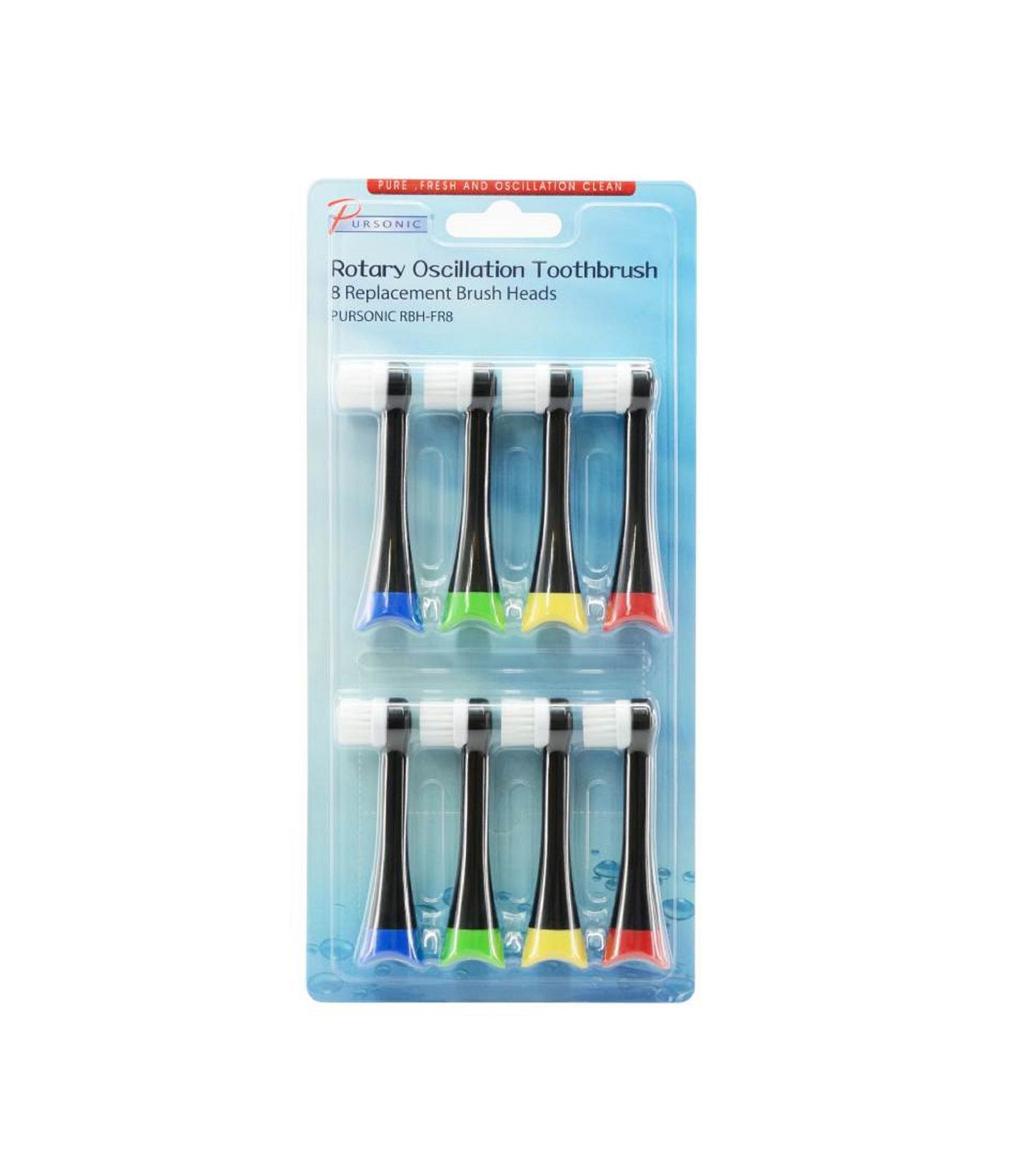 Pursonic 8 Pack Brush Heads Replacement (S320 & S330)