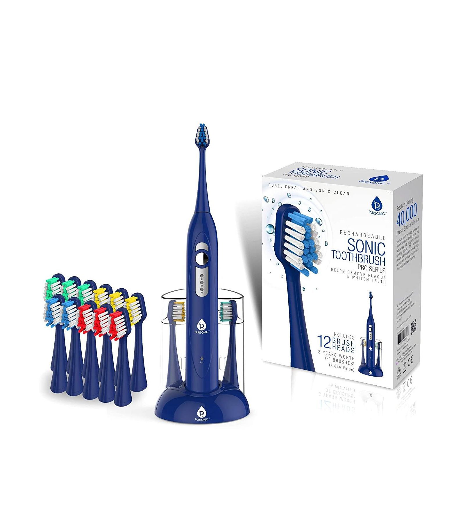 Pursonic SPM Electric movement Rechargeable Electric Toothbrush - Blue