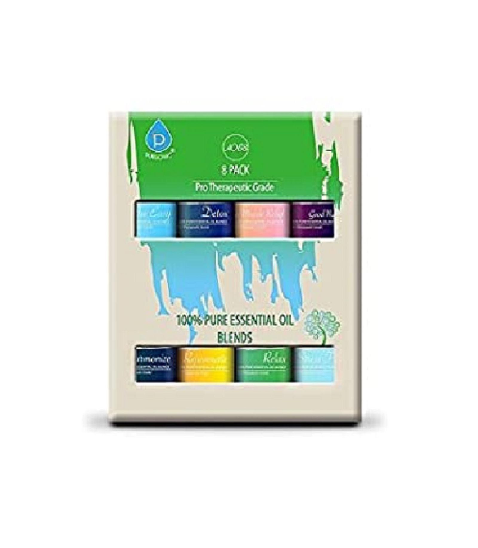 Набор эфирных масел PURSONIC 8 Pack 100% Pure Aromatherapy Oils