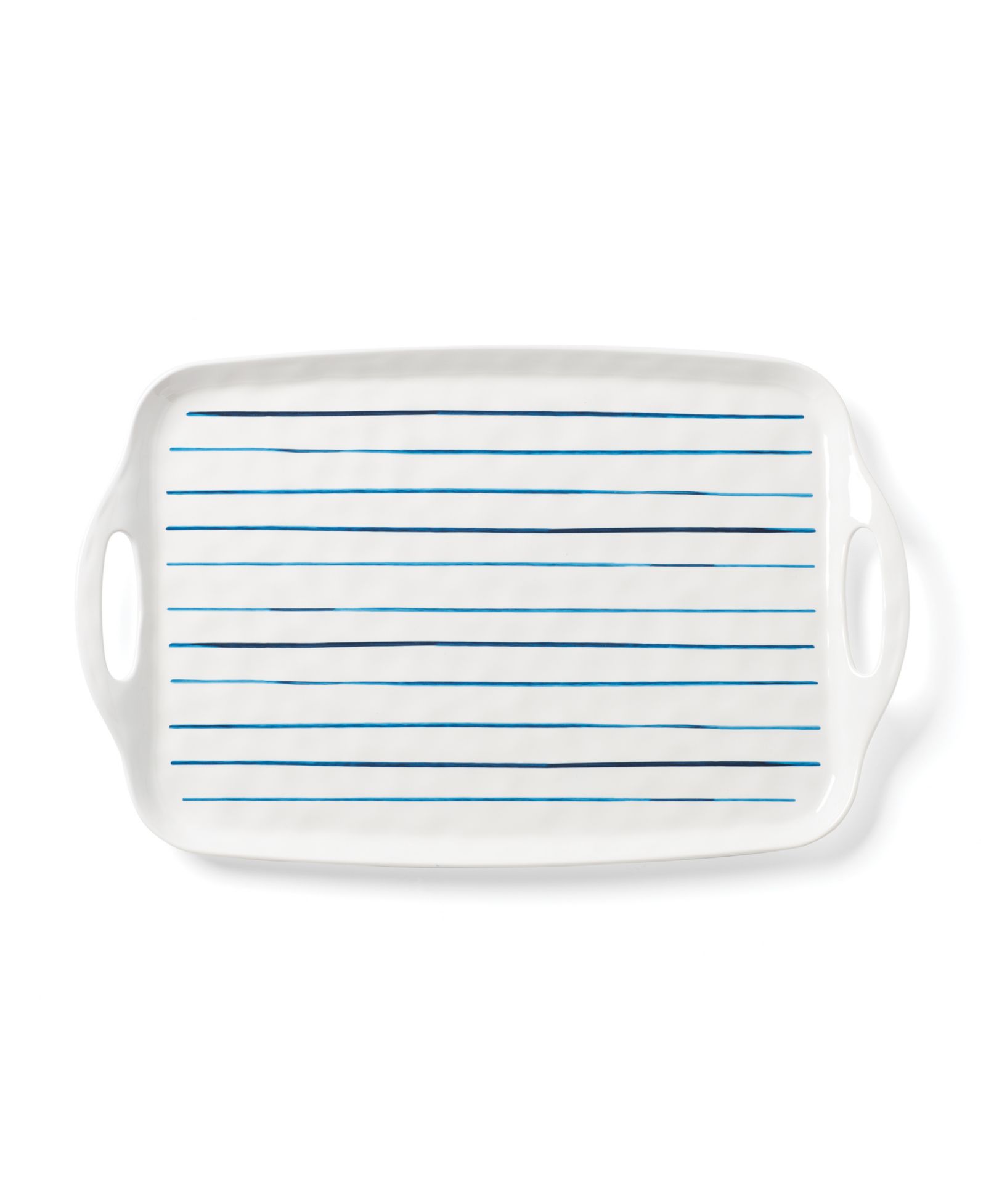 Lenox Blue Bay Melamine Handled Platter
