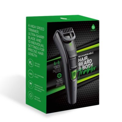 Аккумуляторная машинка для стрижки бороды и тела Pursonic