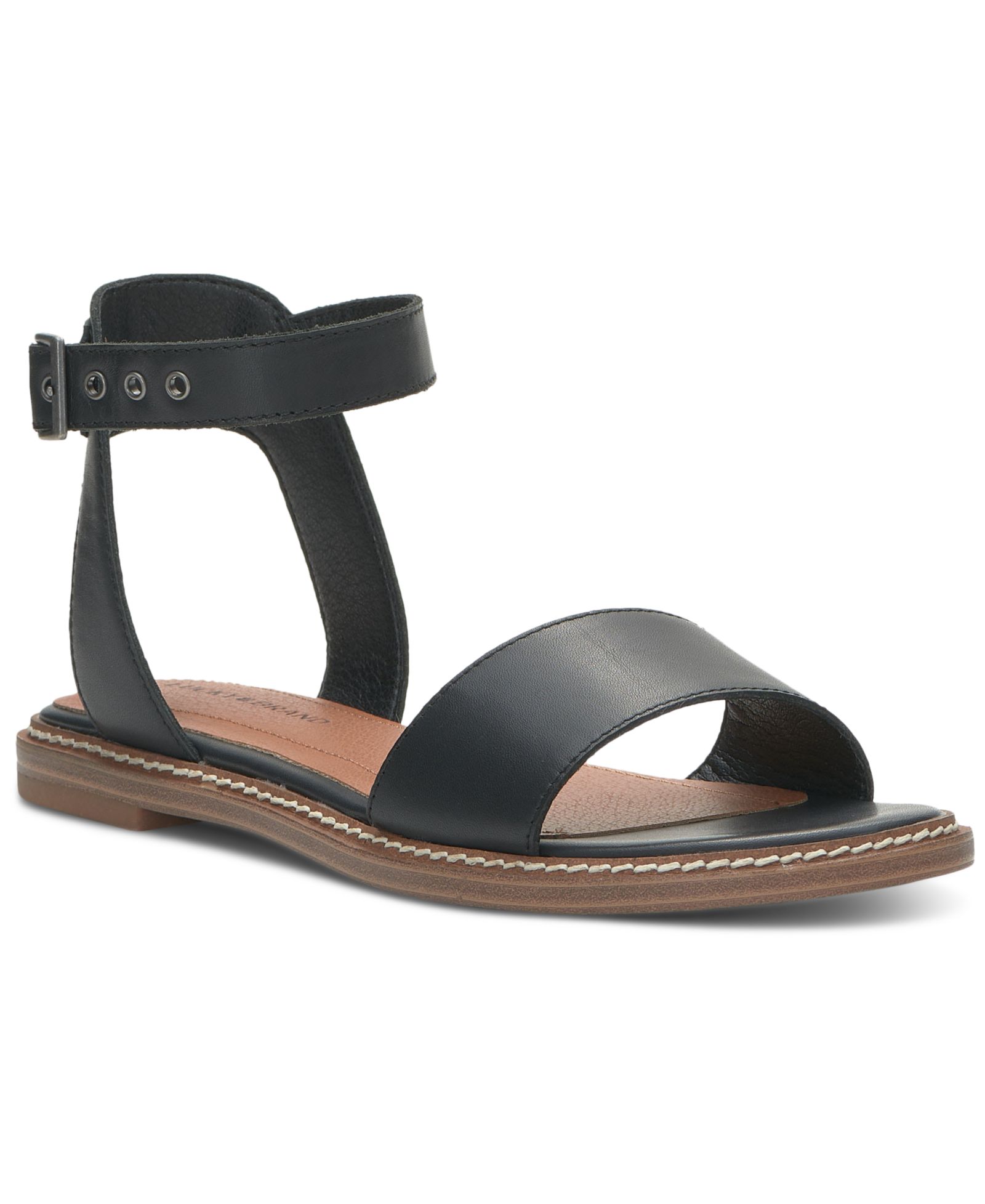 Lucky Brand Women's Kimaya Ankle-Strap Flat Sandals