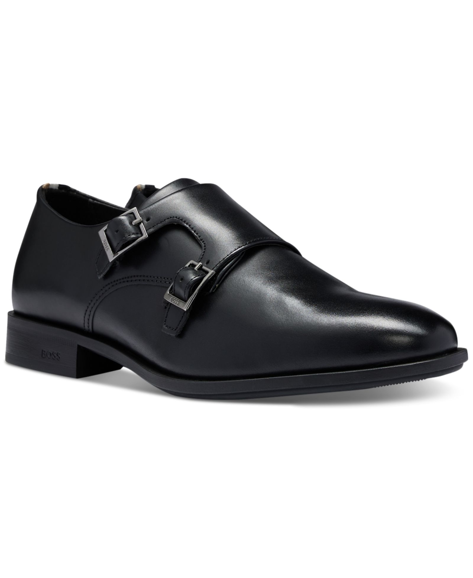 Men's Colby Double-Buckle Monk Strap Dress Shoes
