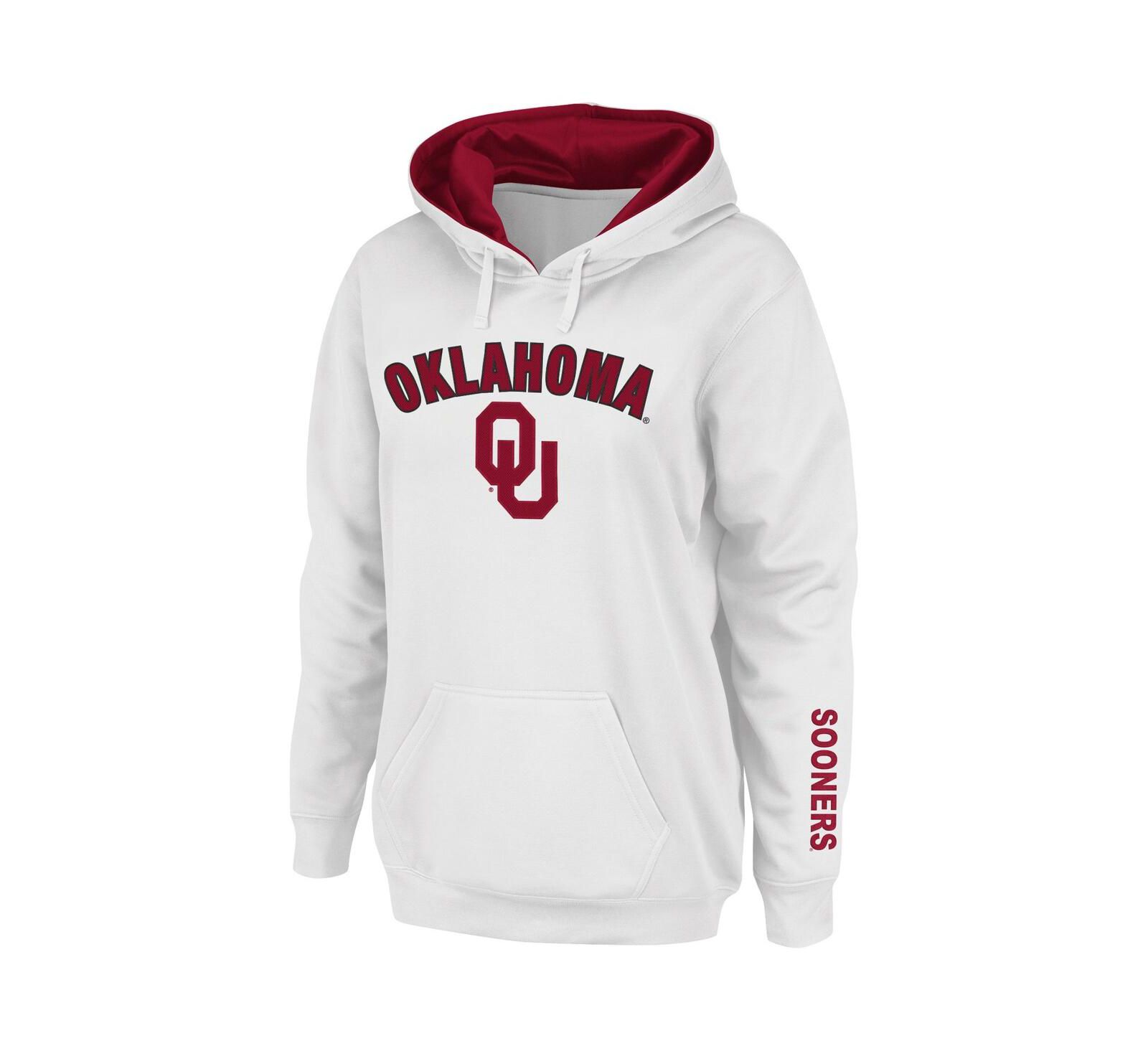 Женское худи Colosseum Oklahoma Sooners Arch and Logo 1